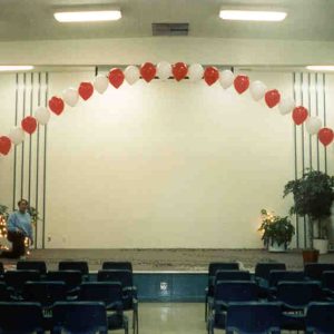 12" single balloon arch