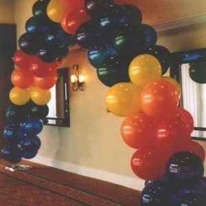 17" packed balloon arch