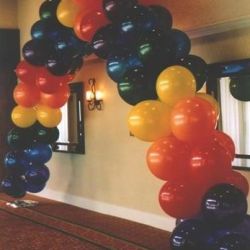<p style="text-align:center">the cost is $240 for this 80 balloon arch of about 24 feet</p> 17" packed balloon arch