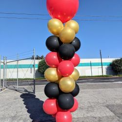 <p style="text-align:center">the cost is $102 for this column (24 balloon column of about 7 feet with a 36″ topper)</p> 17" balloon column